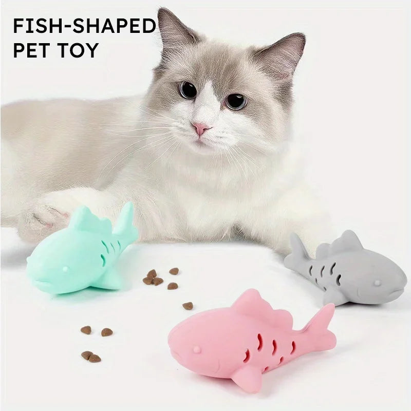 1pc Interactive Cat & Dog Toy - Durable Bite-Resistant Design, Hiding Food & Grinding Teeth Entertainment for Small Pets