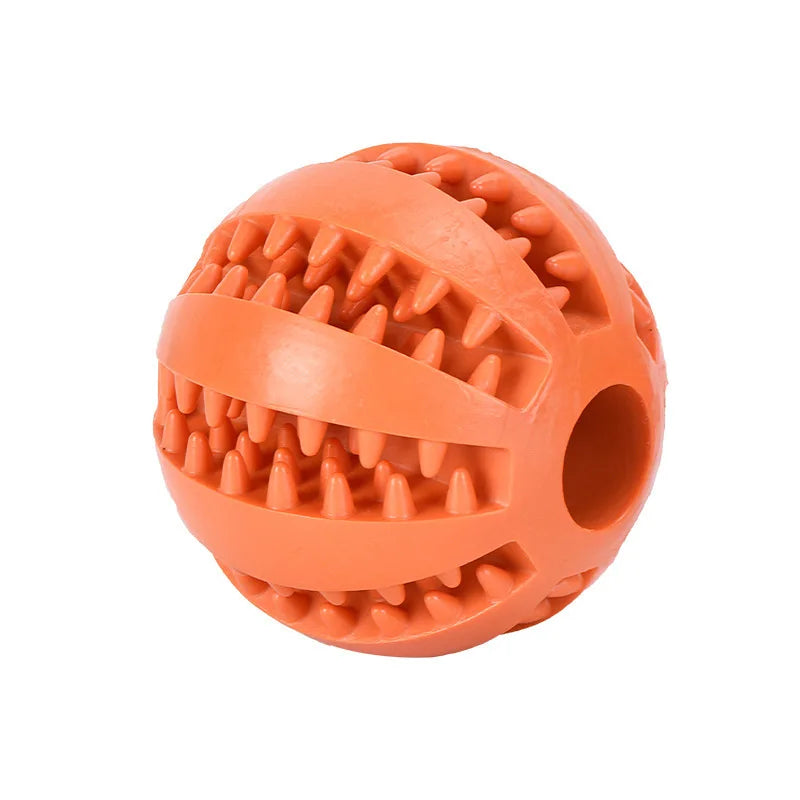 Pet Dog Toys Toy Funny Interactive Elasticity Soft Ball Dog Chew Toy For Dog Tooth Clean Ball Food Extra-tough Rubber Ball Dogs