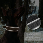 6.5cm Wide Tactical Dog Collar Adjustable, Military Nylon with Control Handle, Heavy Duty Reflective for Large Medium Dogs