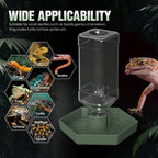 1pc Pet Automatic Feeders Waterer For Small Repitiles Lizards Gecko Chameleon Frog Snake Turtle Spider Feeding Supplies