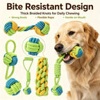 Pet Dog Toys for Large Small Dogs Toy Interactive Cotton Rope Mini Dog Toys Ball for Dogs Accessories Toothbrush Chew Puppy Toy