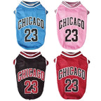 Breathable Mesh Dog Clothes Sport Large Dog Jersey Basketball Clothin Puppy T-Shirts Summer Pet Cat Shirt Prevent hair loss