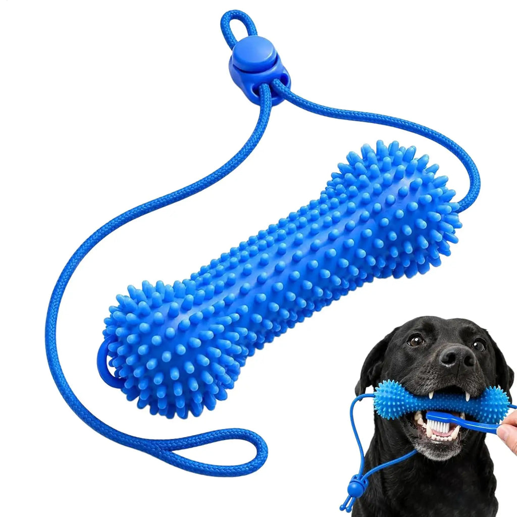 Puppy Teething Toys Double-Action Teething Chewer Sticks Dog Teeth Brushing Toy for Pet Puppy Small Medium Large Breeds Home