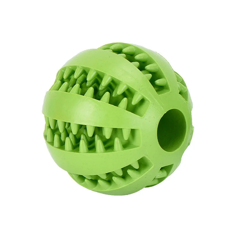 Pet Dog Toys Toy Funny Interactive Elasticity Soft Ball Dog Chew Toy For Dog Tooth Clean Ball Food Extra-tough Rubber Ball Dogs