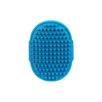 Cat Grooming Comb Dog Bath Brush Pet Grooming Shedding Soothing Massage Rubber Bristles Comb with Adjustable Ring Handle