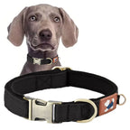 DC001 Dog Collars For Medium Dogs, Classic Heavy Duty Dog Collars With Quick Release Metal Buckle, Adjustable Medium Dog Collar