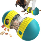 Pet Food Dispenser，Adjustable Distribution Ball，Sturdy Slow Feeding Puppy Reinforcement Training Toy，Pet Interactive Chasing Toy