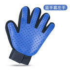 Pet Grooming Kit for Dog Cat Rabbit Fur 2 Sided Grooming Brush Bath Cleaning Glove De-Shedding De-Matting Pet Hair