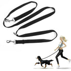 2.5M Outdoor Dog Leashes Dog Chain Control Dog Lead Leash Adjustable Training Double Ended Police Style Safety Pet Dogs Walking