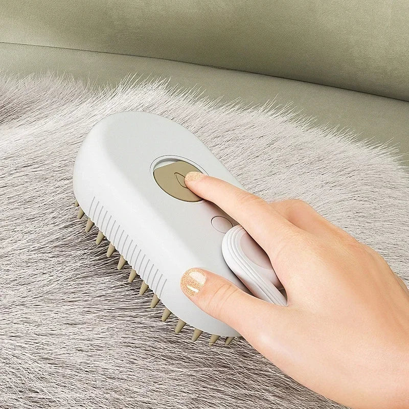 Pet Steam Brush Cat Dog Cleaning Steamy Spray Massage Beauty Comb 3 in 1 Hair Removal Grooming Supplies Pets Accessories Comb