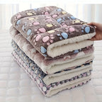 Pet Mat - Thick Cushioned Dog & Cat Bed, All-Season Soft Sleeping Pad, Non-Slip Machine Washable, Ideal for Small to Medium Dogs