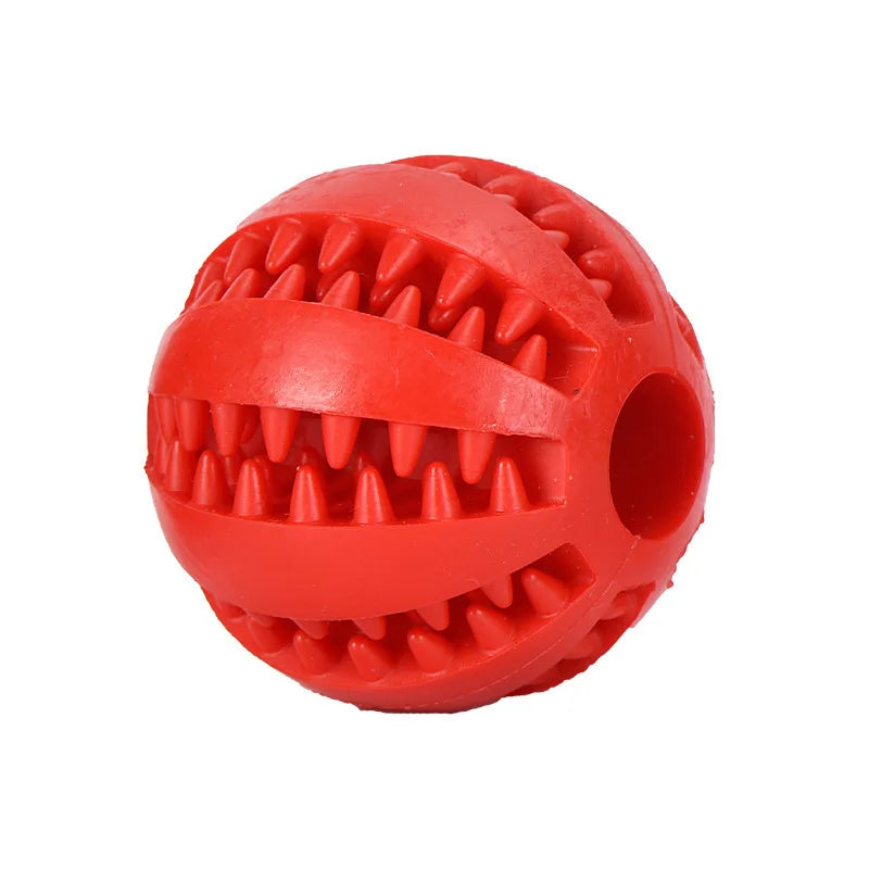 Pet Dog Toys Toy Funny Interactive Elasticity Soft Ball Dog Chew Toy For Dog Tooth Clean Ball Food Extra-tough Rubber Ball Dogs