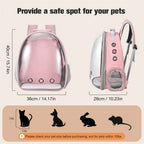 Cat Carrier Backpack Airline Approved Pet Carrier for Small Medium Cats Puppies Travel Hiking Camping Durable Pet Backpack
