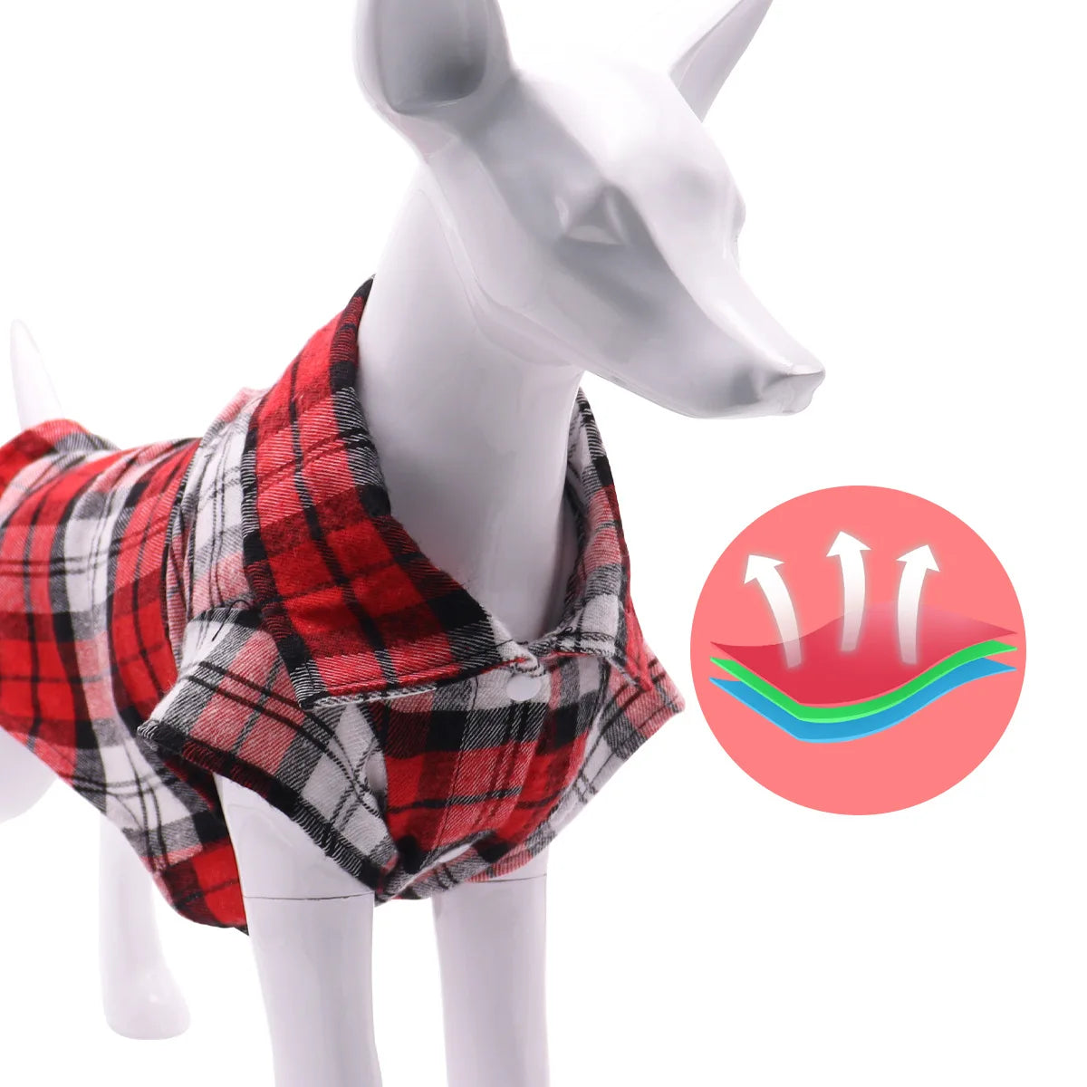 Summer Thin Plaid Dog Shirt Breathable Polyester Pet Shirt Puppy Clothes For Small Dogs Cats Bichon Teddy Pomeranian Chihuahua
