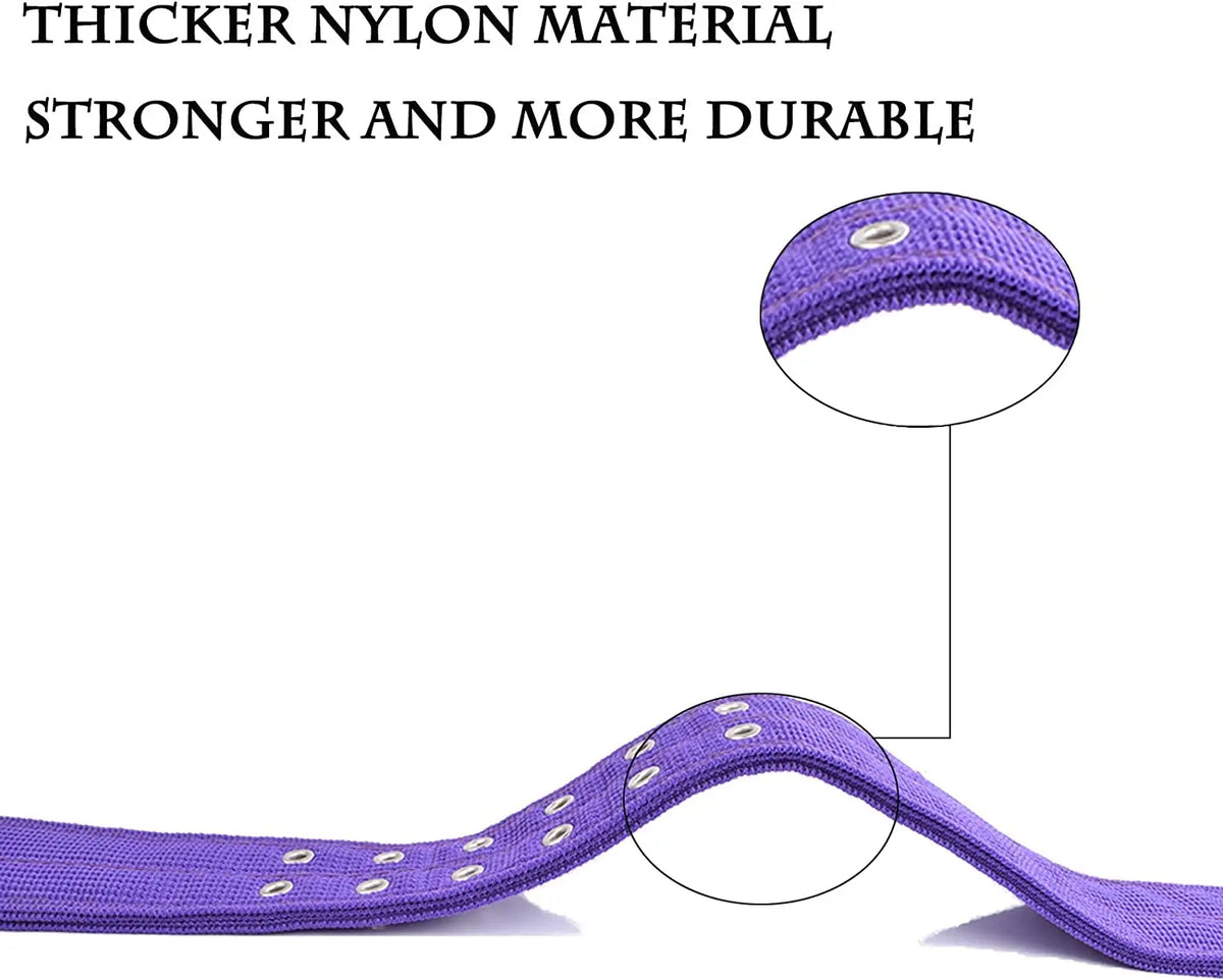 Durable Nylon Dog Collars for Large Dogs Heavy Duty Military Thick Wide Tactical Pet Collar with 2 Rows Metal Buckle