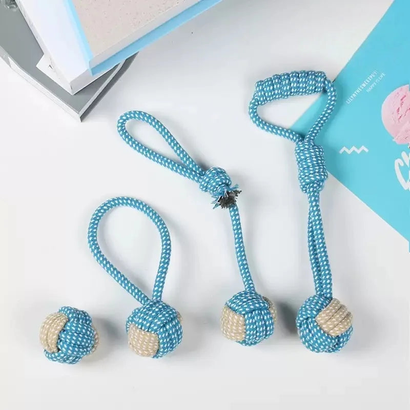 Pet Dog Toys for Large Small Dogs Toy Interactive Cotton Rope Mini Dog Toys Ball for Dogs Accessories Toothbrush Chew Puppy Toy