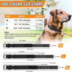 Dog Collar Durable Adjustable Military Pet Collar Tactical Leash Set Nylon Collar Medium Large Dog Shepherd Training Accessories