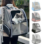 Pet Carrier Backpack for Small Cats and Dogs Puppies Safety Features and Cushion Back Suet Commuting Carriers Bag Safety Zippers