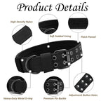 Dog Collar Durable Adjustable Military Pet Collar Tactical Leash Set Nylon Collar Medium Large Dog Shepherd Training Accessories