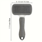 Easy-Clean Pet Grooming Brush, One-Click Hair Removal with Self-Cleaning Button – Special for Cats & Dogs, All Seasons Available