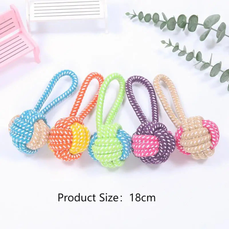 Pet Dog Toys for Large Small Dogs Toy Interactive Cotton Rope Mini Dog Toys Ball for Dogs Accessories Toothbrush Chew Puppy Toy