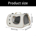 Fashion Pet Carriers For Small Pet Water Resistant Breathable Large Opening 55KF
