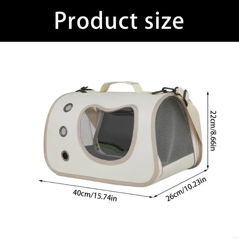 Fashion Pet Carriers For Small Pet Water Resistant Breathable Large Opening 55KF