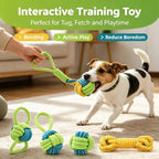 Pet Dog Toys for Large Small Dogs Toy Interactive Cotton Rope Mini Dog Toys Ball for Dogs Accessories Toothbrush Chew Puppy Toy