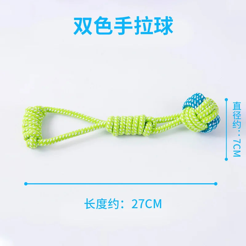 Pet Dog Toys for Large Small Dogs Toy Interactive Cotton Rope Mini Dog Toys Ball for Dogs Accessories Toothbrush Chew Puppy Toy