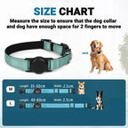 Dog Collar with Airtag Holder Ultra-Durable Comfortable Padded Heavy Duty Dog Collars for Small Medium Large Dogs