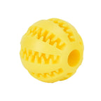 Pet Dog Toys Toy Funny Interactive Elasticity Soft Ball Dog Chew Toy For Dog Tooth Clean Ball Food Extra-tough Rubber Ball Dogs