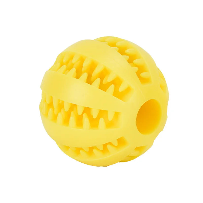 Pet Dog Toys Toy Funny Interactive Elasticity Soft Ball Dog Chew Toy For Dog Tooth Clean Ball Food Extra-tough Rubber Ball Dogs