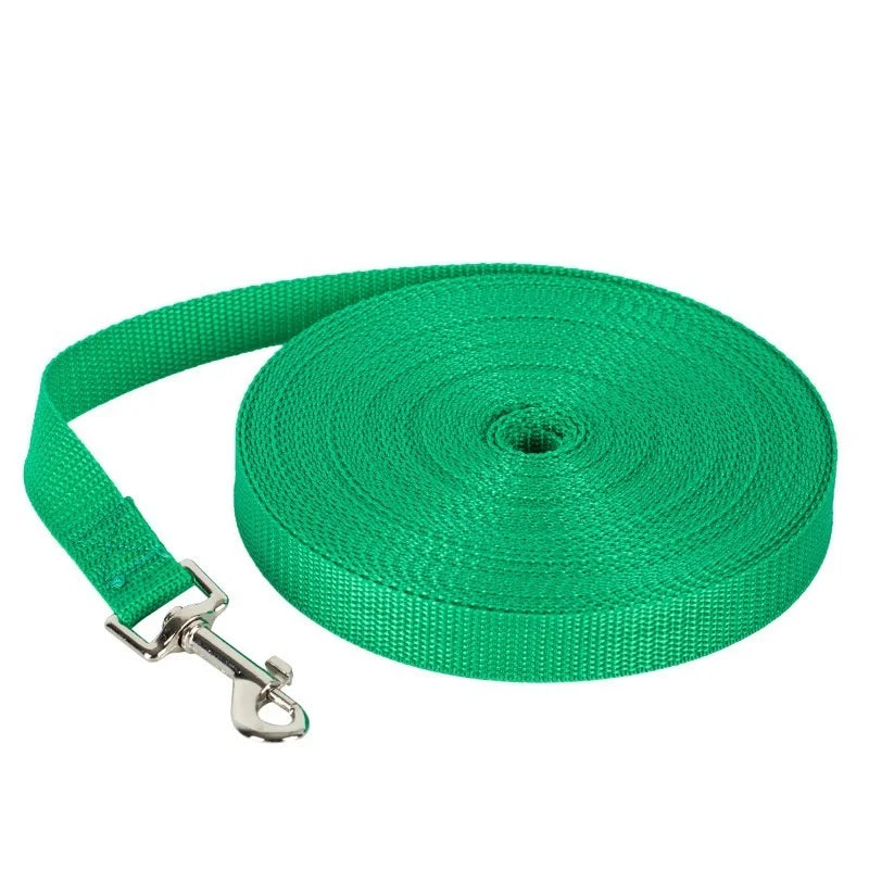 1.2M-30M Long Nylon Dog Training Leashes Walking Pet Leash Long Lanyard Traction Rope for Small Large Dogs Lead Item