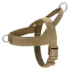 Tactical Dog Harness 1000D Nylon Adjustable Anti-Pull with Handle Reflective Vest for Large Dogs Outdoor Training